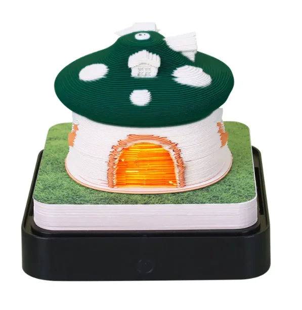 3D Earth Astronaut Calendar Memo Pad with LED Light